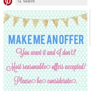 I accept reasonable offers